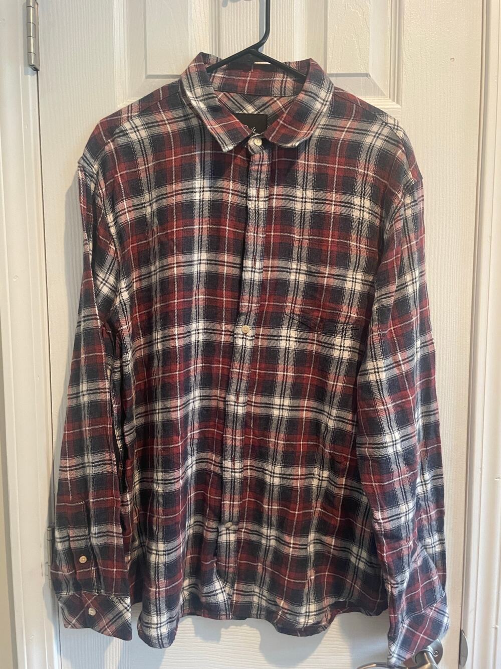 RAILS long sleeved button down plaid shirt A62